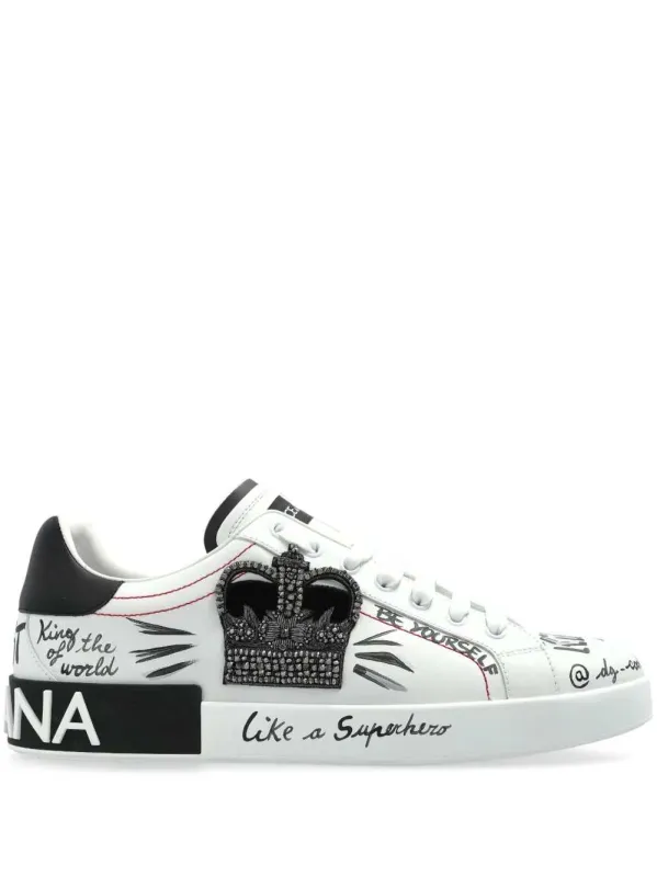 Sneakers With Logo Appliqué sold by Wanan Luxury