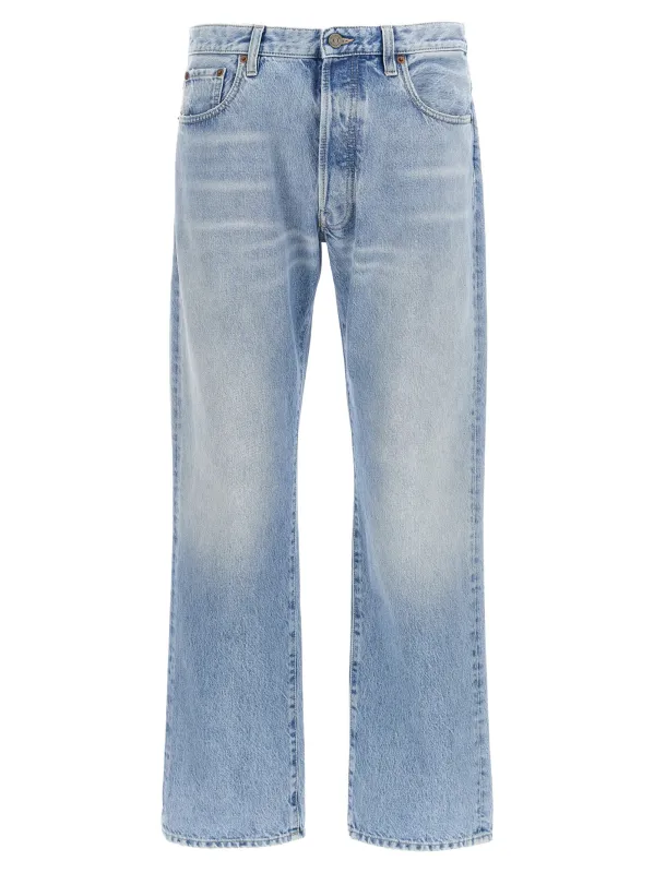 Chez Valentino Jeans Light Blue sold by Wanan Luxury
