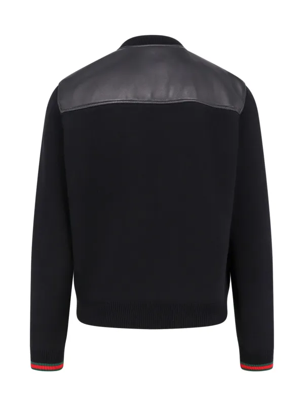 Leather And Wool Jacket sold by Wanan Luxury