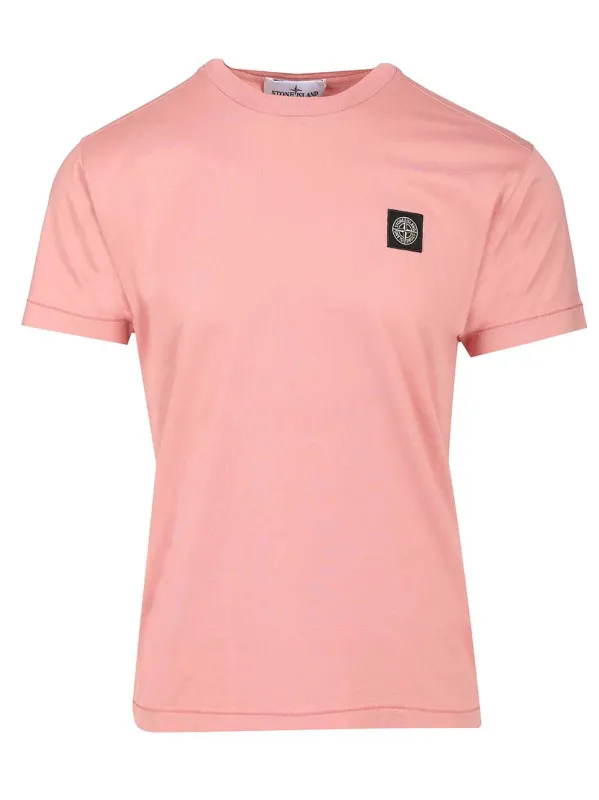 Cotton Jersey T-Shirt Violet made by Stone Island