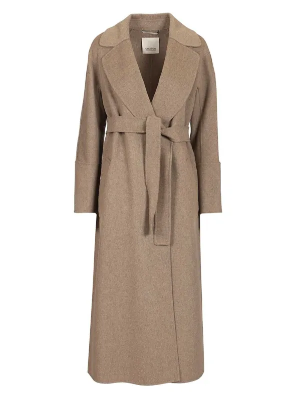 Dressing Gown Coat Coats Grey sold by Wanan Luxury