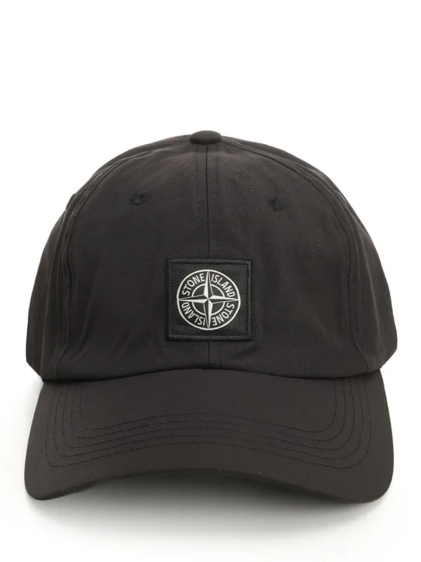 Compass Patch Cap Hats Black sold by Wanan Luxury