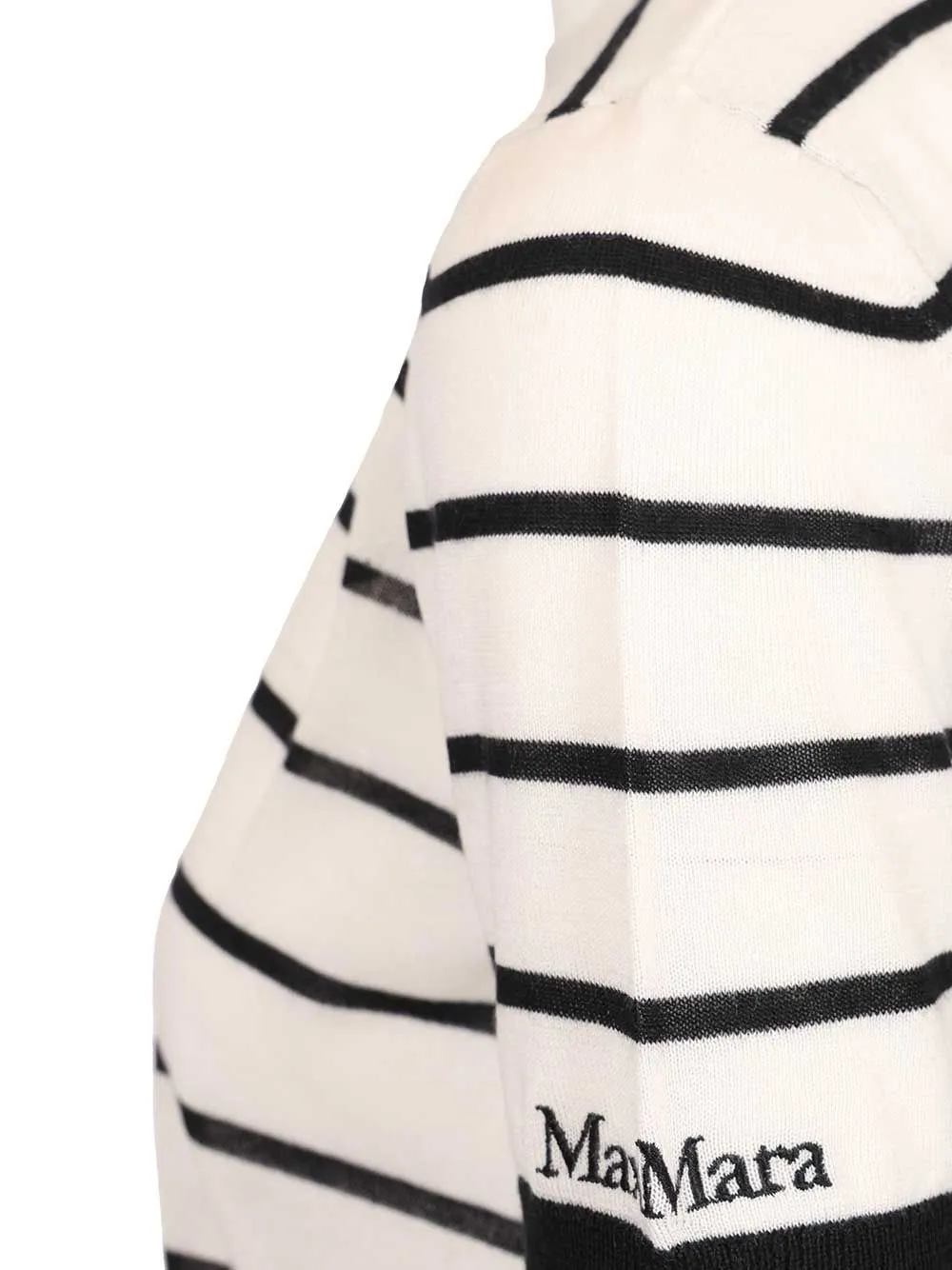 Favetta Sweater In Cashmere And Silk Blend T-Shirt White sold by Wanan Luxury product image thumbnail 4