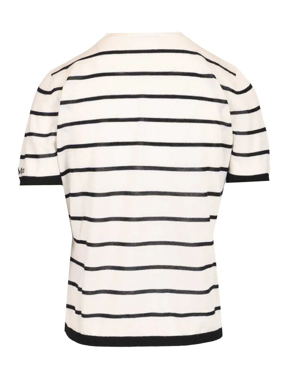 Favetta Sweater In Cashmere And Silk Blend T-Shirt White sold by Wanan Luxury product image thumbnail 2