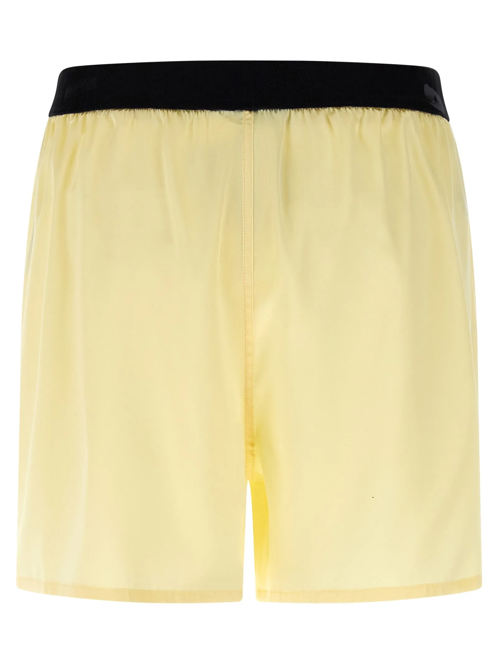 Silk Shorts Bermuda And Short Yellow sold by Wanan Luxury product image thumbnail 2
