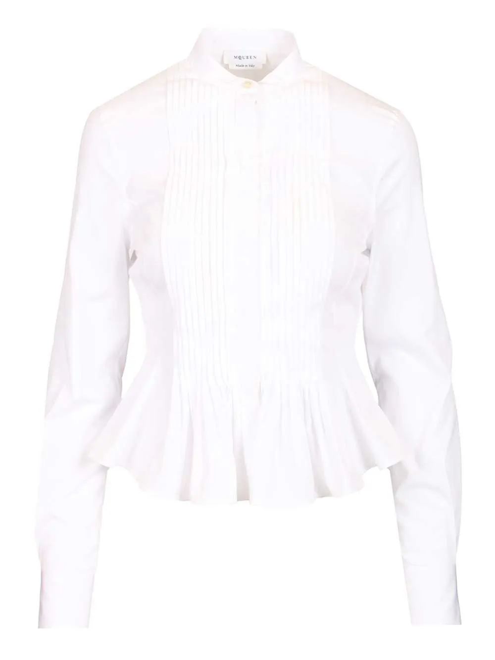 Ruffled Shirt Shirts White sold by Wanan Luxury