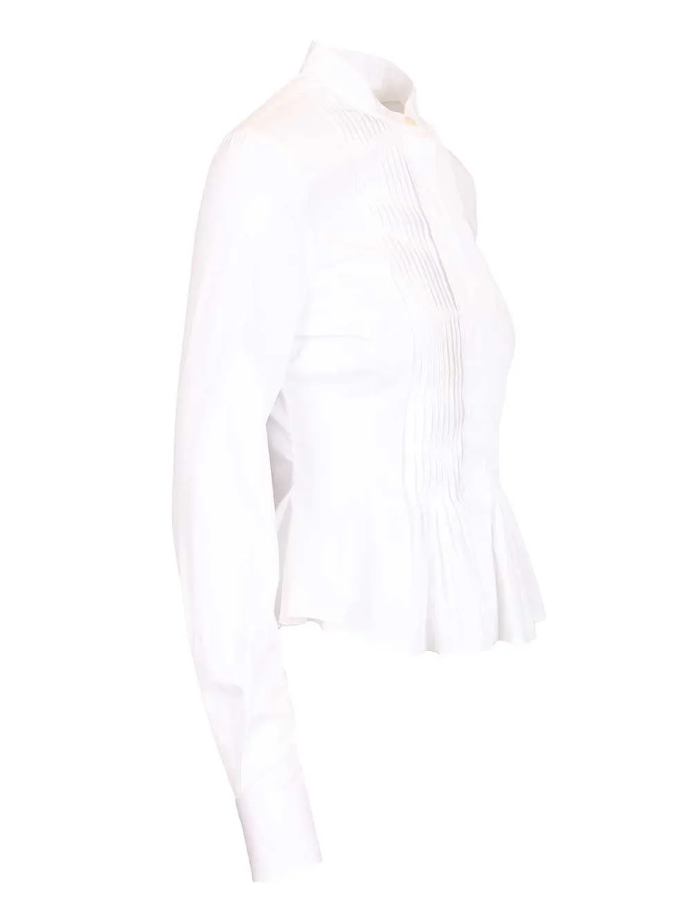 Ruffled Shirt Shirts White sold by Wanan Luxury product image thumbnail 3