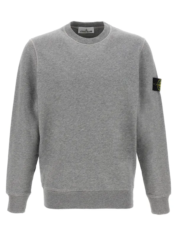 Logo Badge Sweatshirt Gray sold by Wanan Luxury