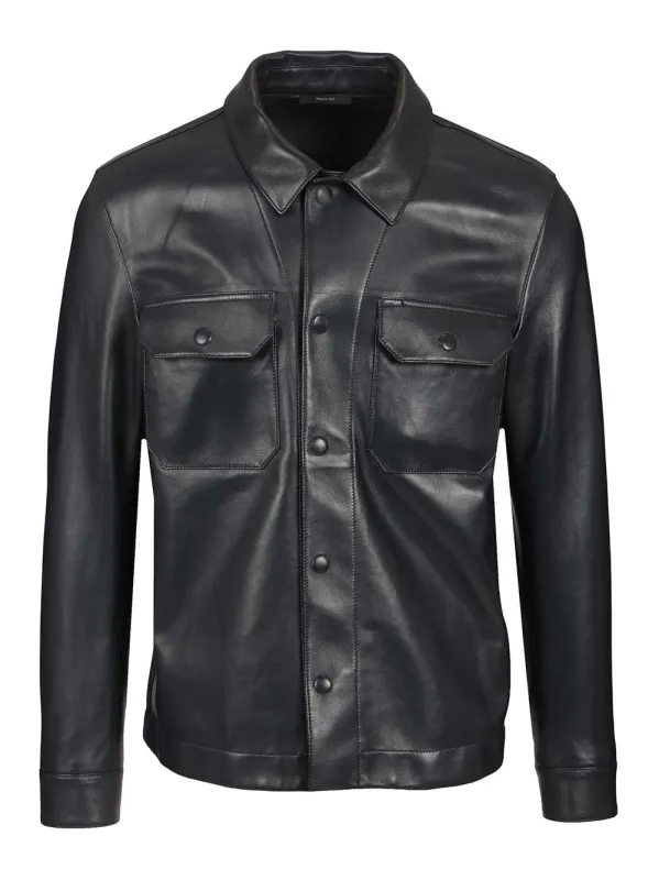 Leather Jacket Jackets Blue sold by Wanan Luxury