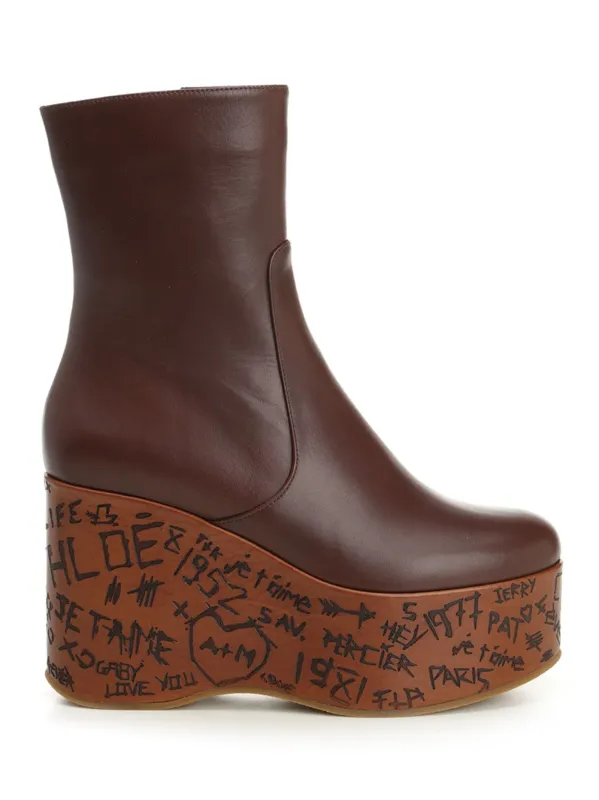 15d - Maxime Boots Brown sold by Wanan Luxury