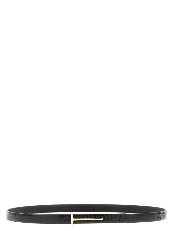 Crocodile Belt Belts Black sold by Wanan Luxury