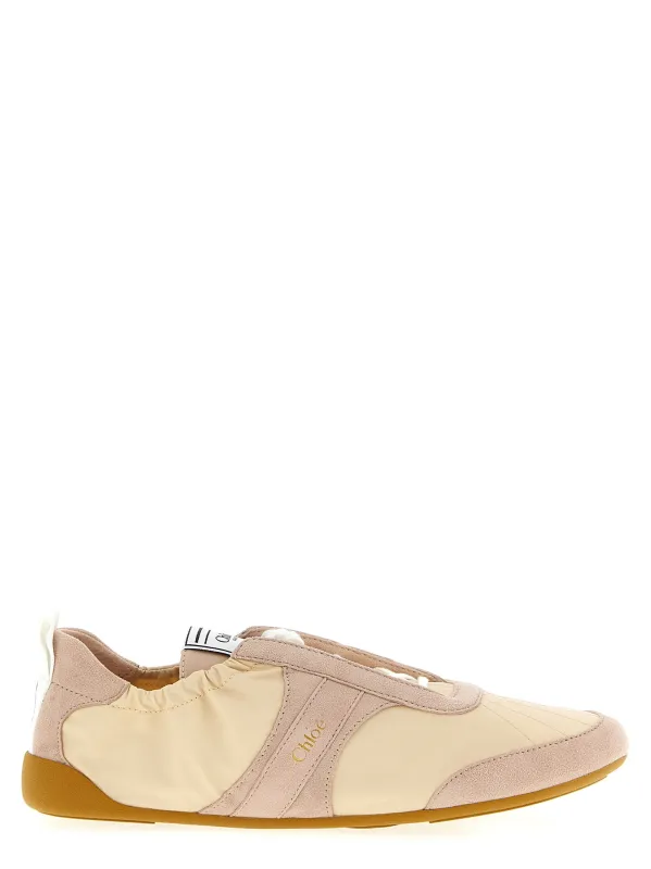 Chloé Kick Sneakers Beige sold by Wanan Luxury