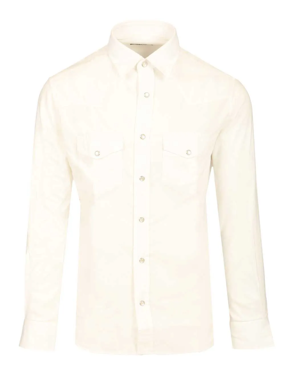 Slim Fit Western Shirt Shirts White sold by Wanan Luxury