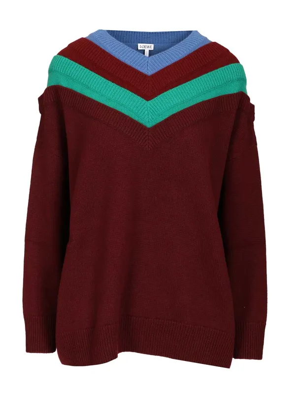 Wool Sweater Knitwear Multicolor made by Loewe