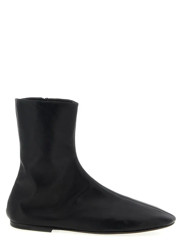 Leather Ankle Boots Boots And Ankle Boots Black sold by Wanan Luxury