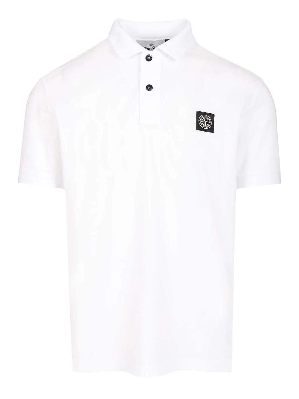 Cotton Short-Sleeved Polo Shirt White sold by Wanan Luxury