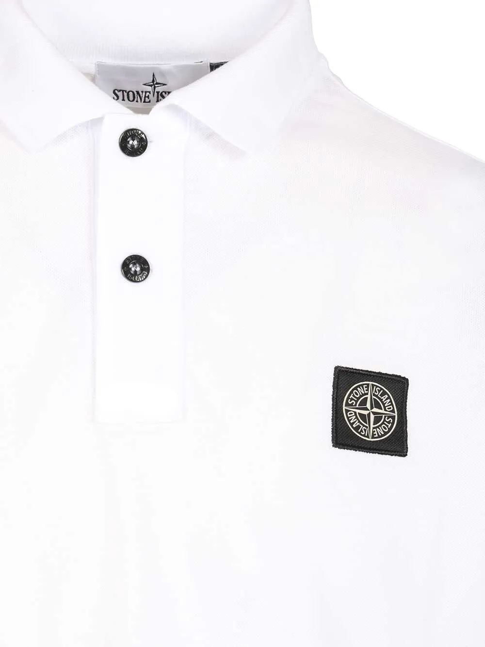 Cotton Short-Sleeved Polo Shirt White sold by Wanan Luxury product image thumbnail 3