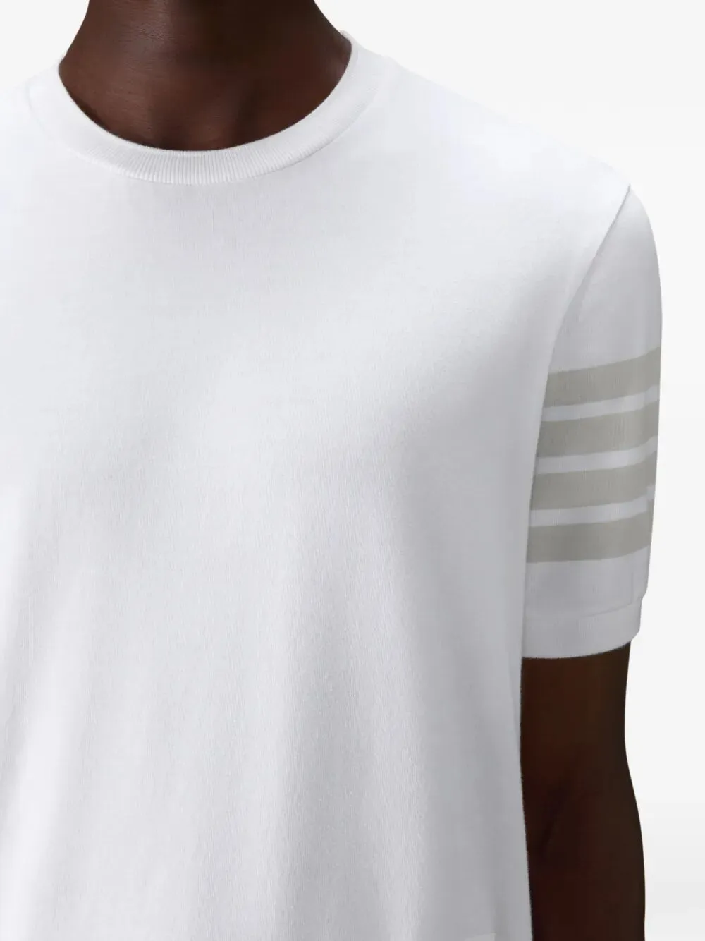 Cotton Jersey 4-Bar T-Shirt sold by Wanan Luxury product image thumbnail 3