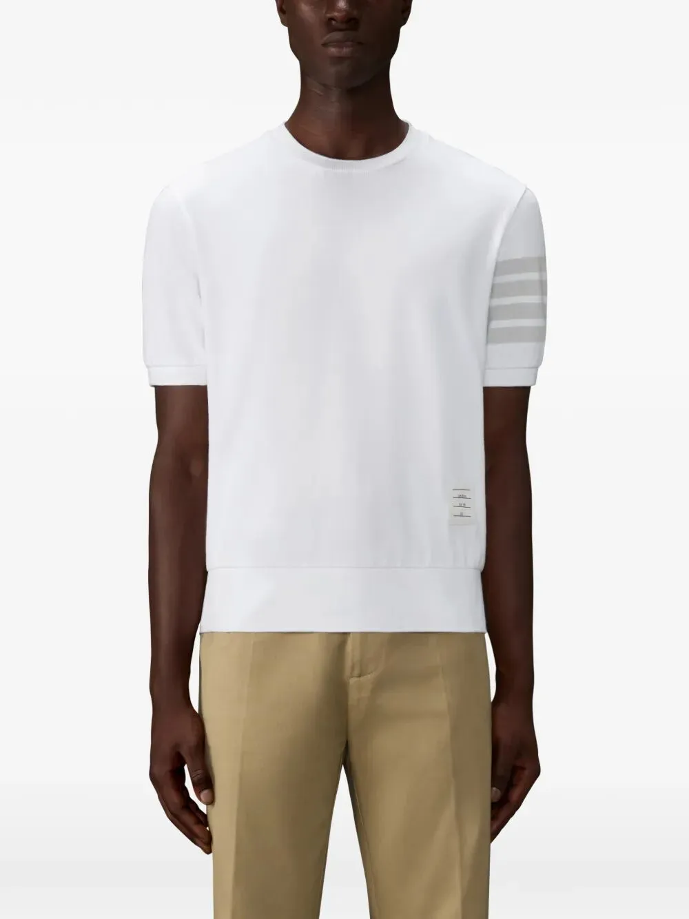Cotton Jersey 4-Bar T-Shirt sold by Wanan Luxury product image thumbnail 5