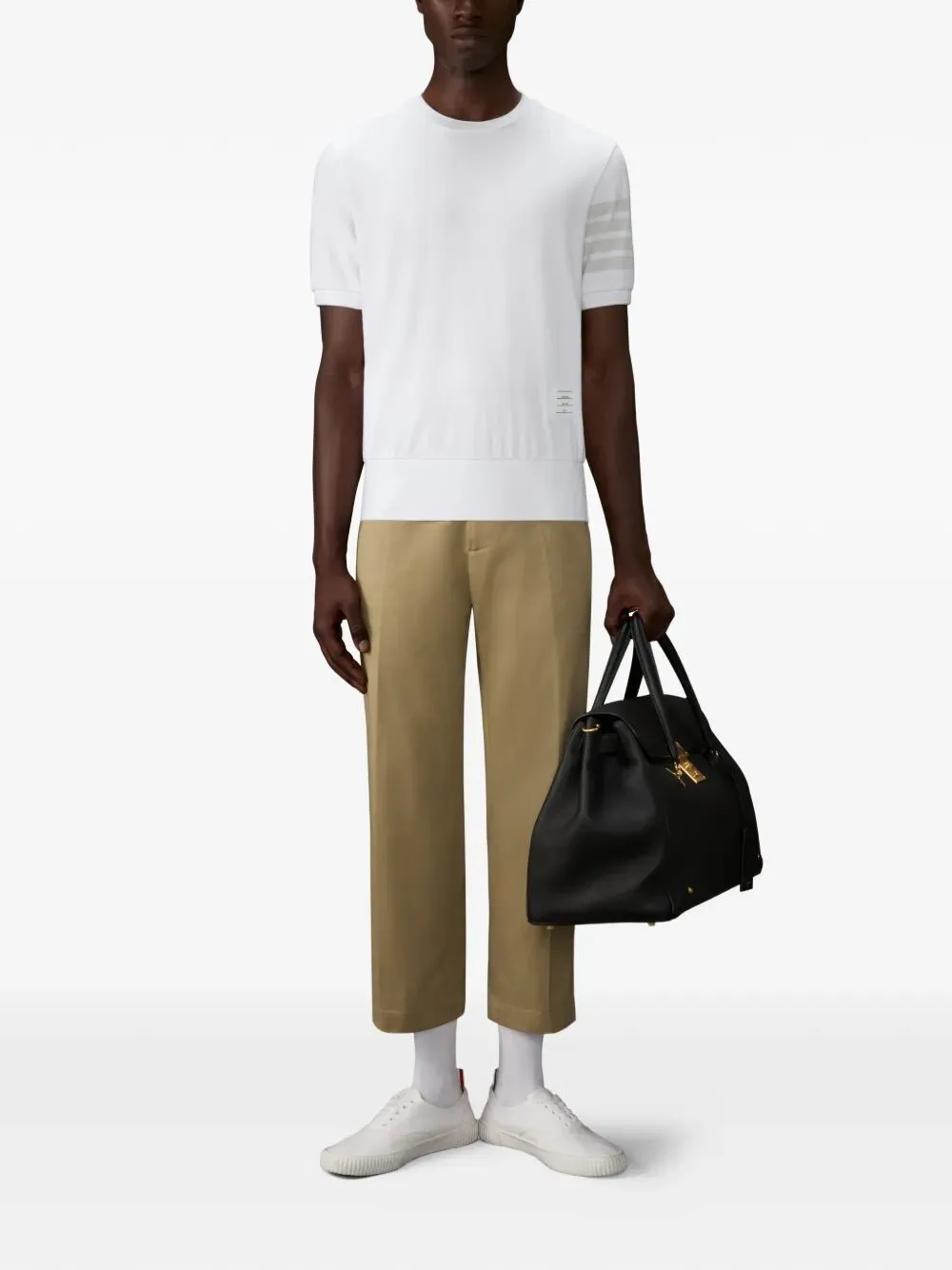 Cotton Jersey 4-Bar T-Shirt sold by Wanan Luxury product image thumbnail 2