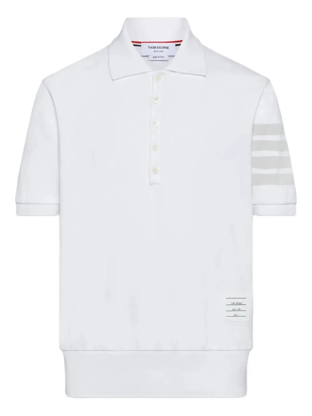 4-Bar Cotton PiquÉ Polo Shirt sold by Wanan Luxury