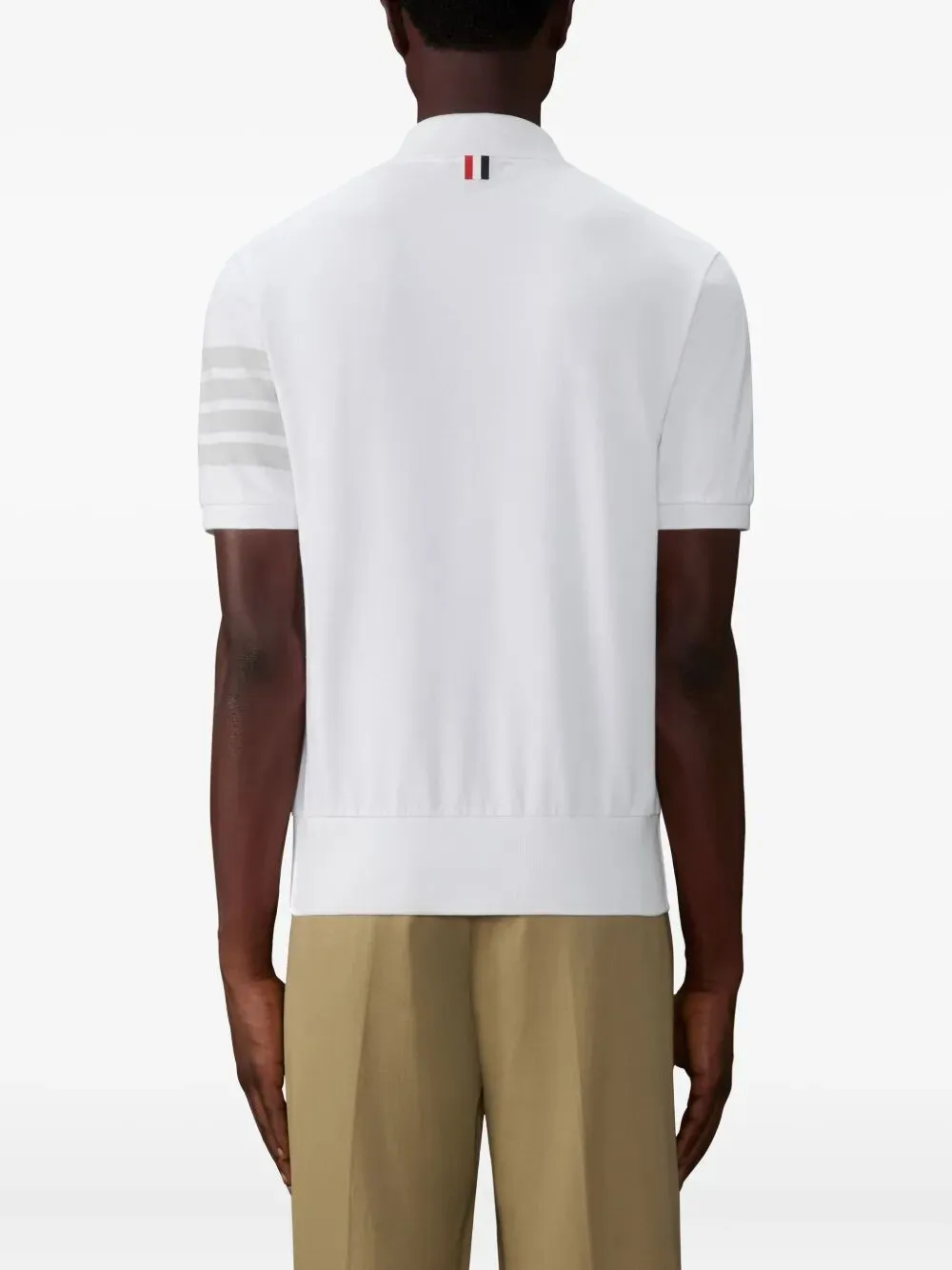 4-Bar Cotton PiquÉ Polo Shirt sold by Wanan Luxury product image thumbnail 4