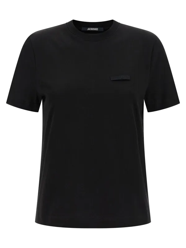 Le Gros-Grain T-Shirt Black sold by Wanan Luxury