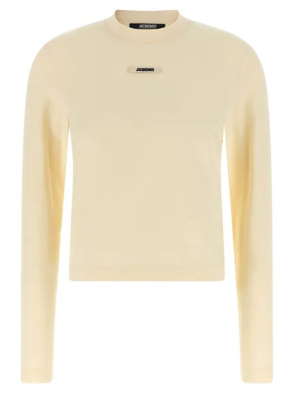 Le Gros-Grain T-Shirt Beige sold by Wanan Luxury