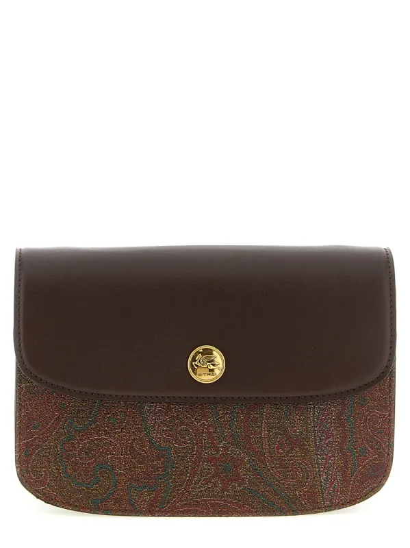 Etro Essential S Crossbody Bags Brown sold by Wanan Luxury