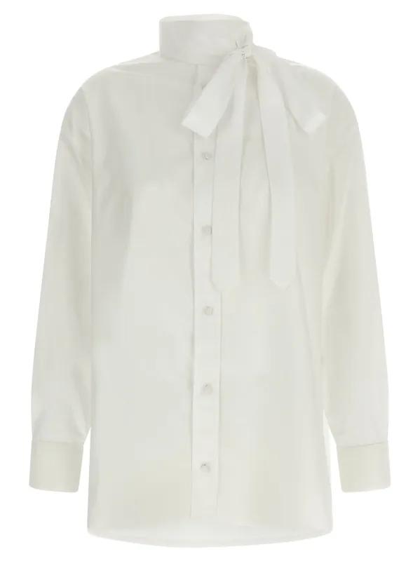 LavallièRe Collar Shirt Shirt And Blouse White sold by Wanan Luxury