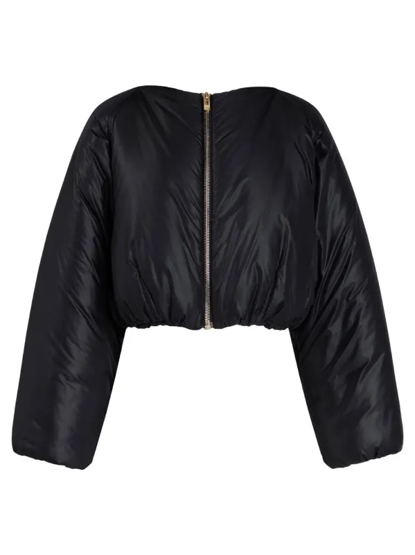 Nylon Pleated Bomber sold by Wanan Luxury