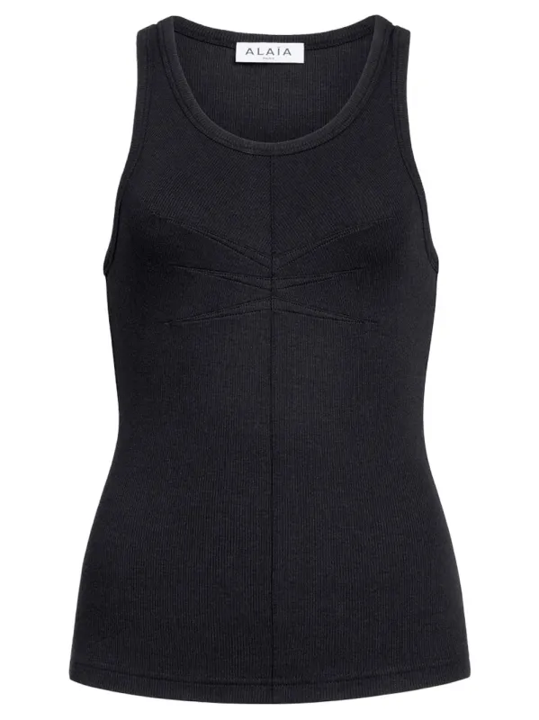 Darts Cotton Tank Top sold by Wanan Luxury