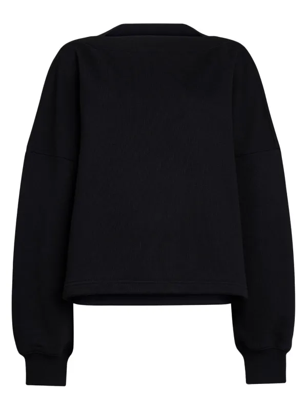 Boatneck Fleece Sweatshirt made by Alaia