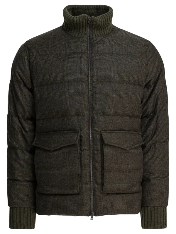 Wool And Cashmere Bomber Jacket Jackets And Coats Green sold by Wanan Luxury