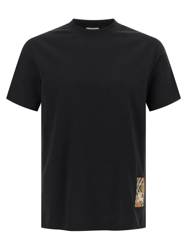 Patch Burberry Check T-Shirt Black sold by Wanan Luxury