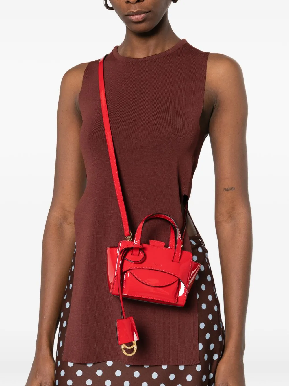 Flap Xs Leather Tote Bag sold by Wanan Luxury product image thumbnail 4