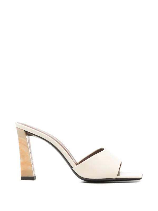 Talia Leather Mules made by Giuseppe Zanotti