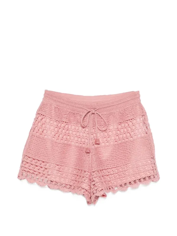 Wanderlust Crochet Cotton Shorts sold by Wanan Luxury
