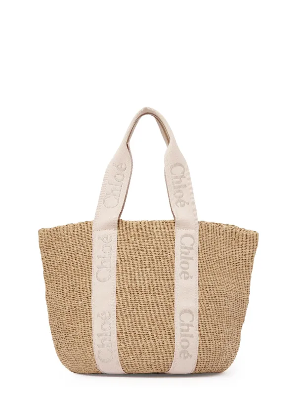 Woody Raffia Shoulder Bag sold by Wanan Luxury