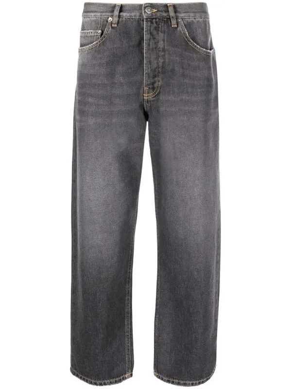 Straight-Leg Jeans With A Faded Effect sold by Wanan Luxury