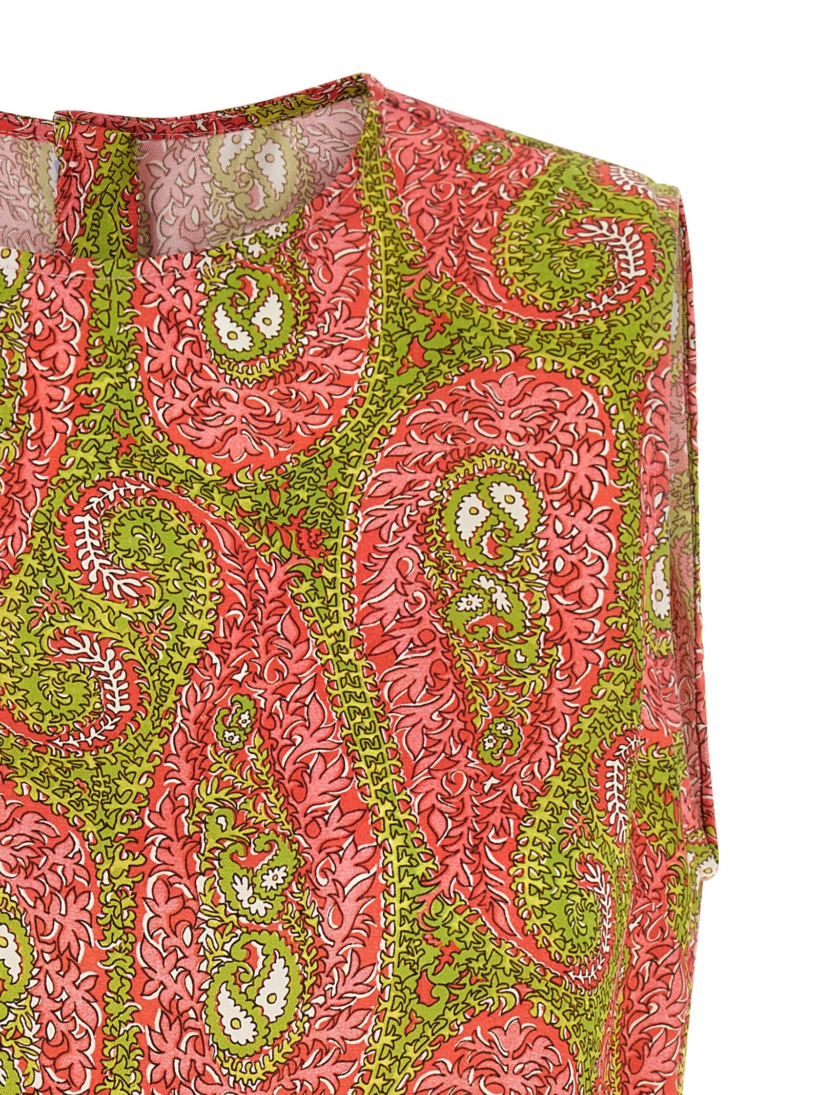 Paisley Foliage Tops Multicolor sold by Wanan Luxury product image thumbnail 3