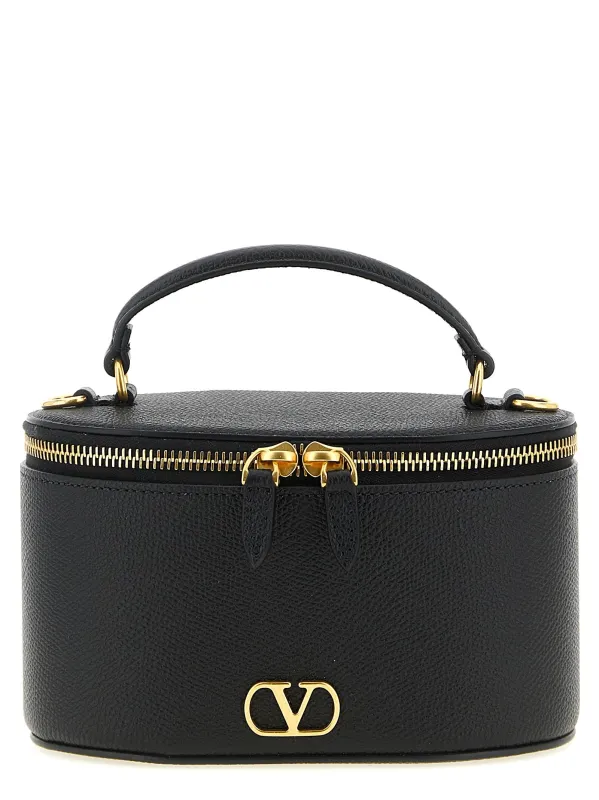 Valentino Garavani Vlogo Signature Mini Crossbody Bag Crossbody Bags Black sold by Wanan Luxury
