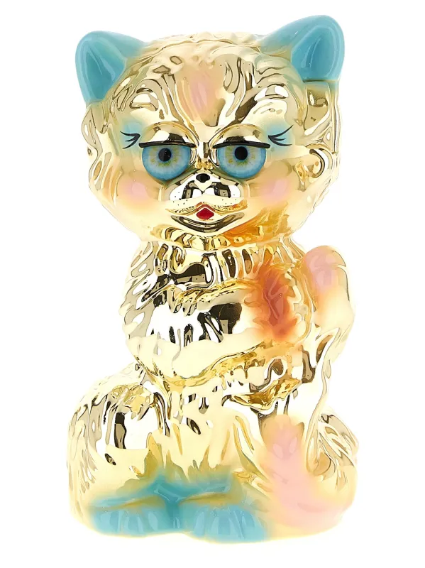 Lechat De La Maison Clutch Gold sold by Wanan Luxury