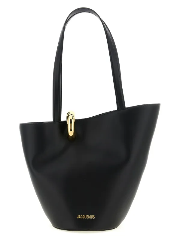 Le Bambola Moyen Shoulder Bags Black made by Jacquemus