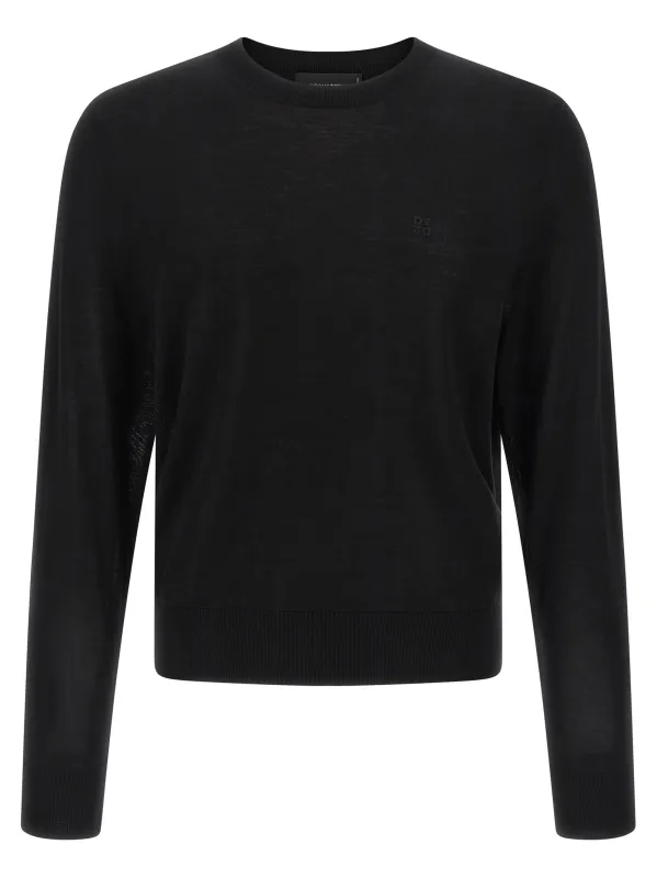 Wool Sweater Sweaters And Cardigans Black sold by Wanan Luxury