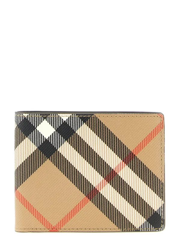 Burberry Check Wallet Wallets And Card Holders Beige sold by Wanan Luxury