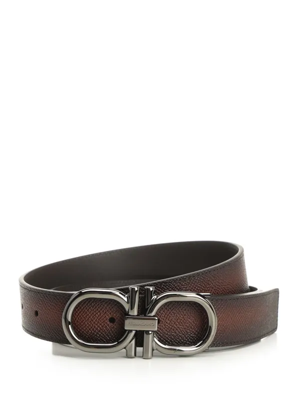 Gancini Belts Brown sold by Wanan Luxury