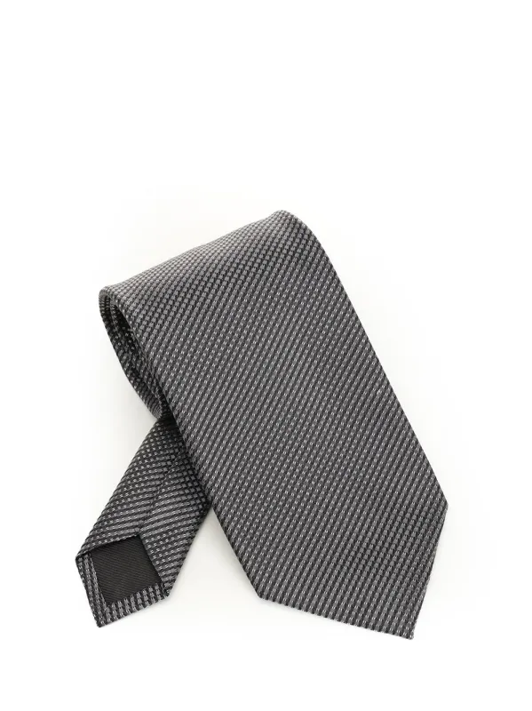 Silk Tie Ties And Bow Ties Black sold by Wanan Luxury