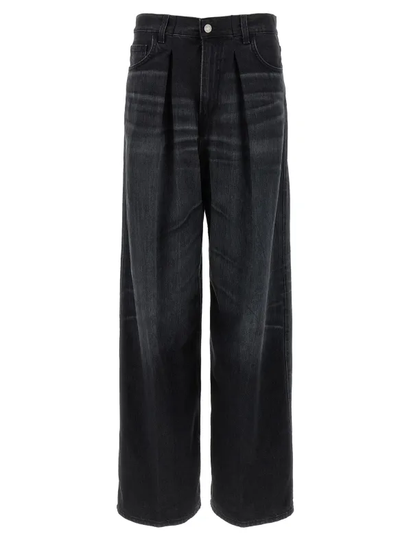 Candy Black Tencel Jeans Black sold by Wanan Luxury