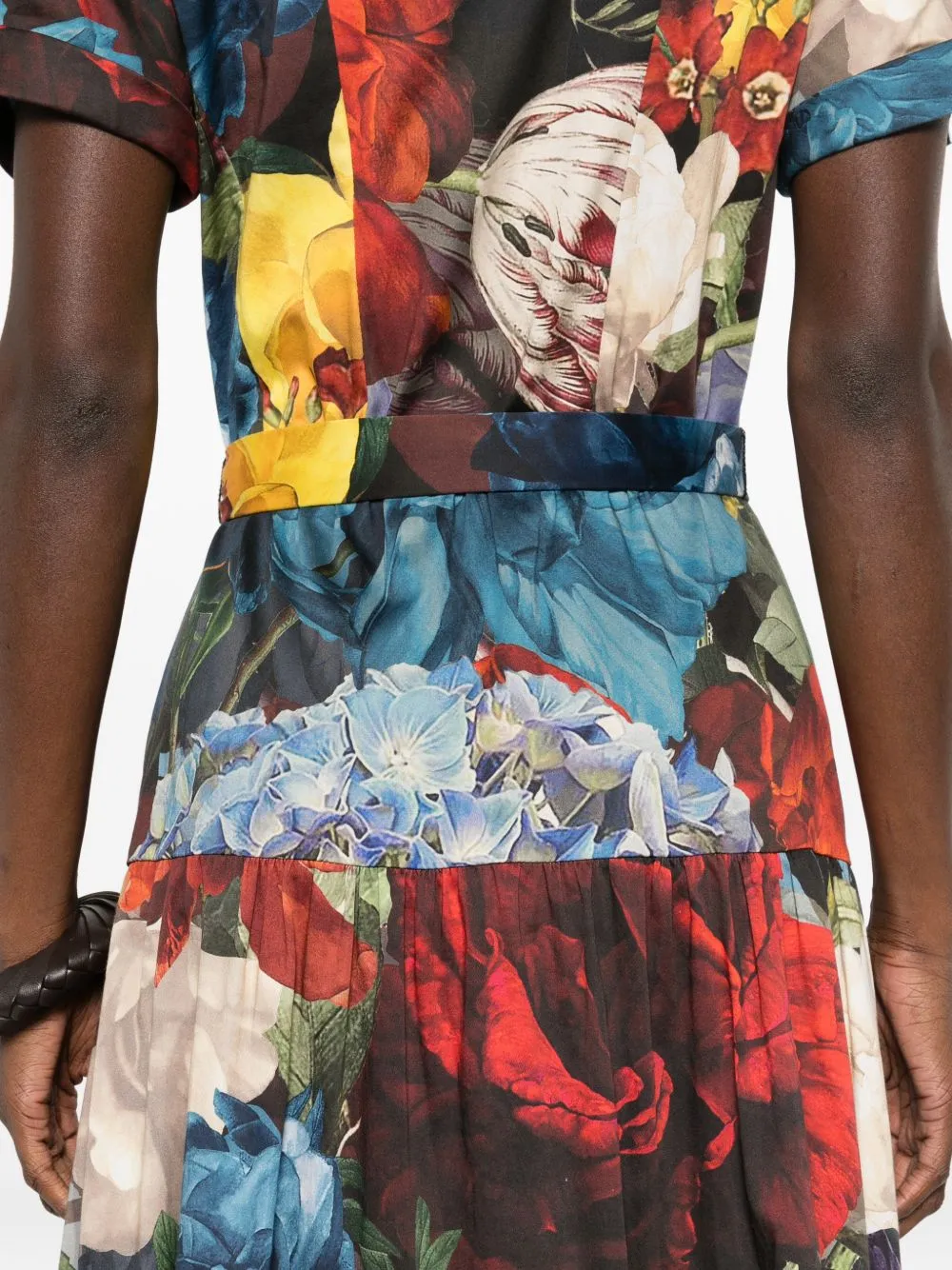 Printed Midi Dress sold by Wanan Luxury product image thumbnail 4